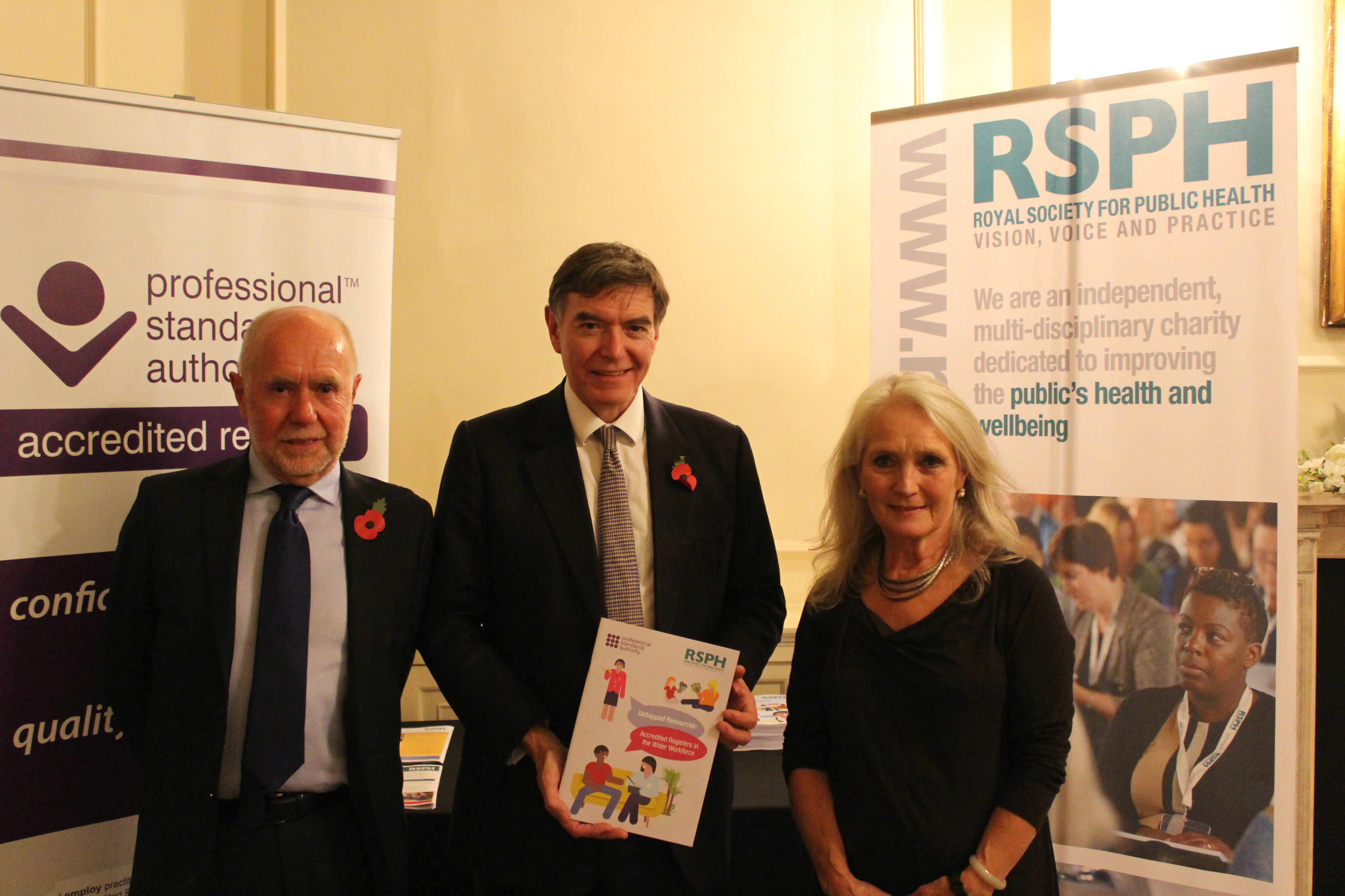 Untapped resources launch George with the Minister and RSPH