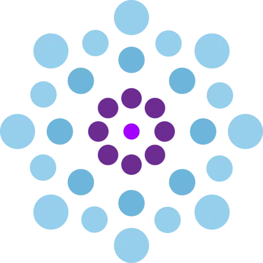 Image showing circles in purple and blue used for regulators