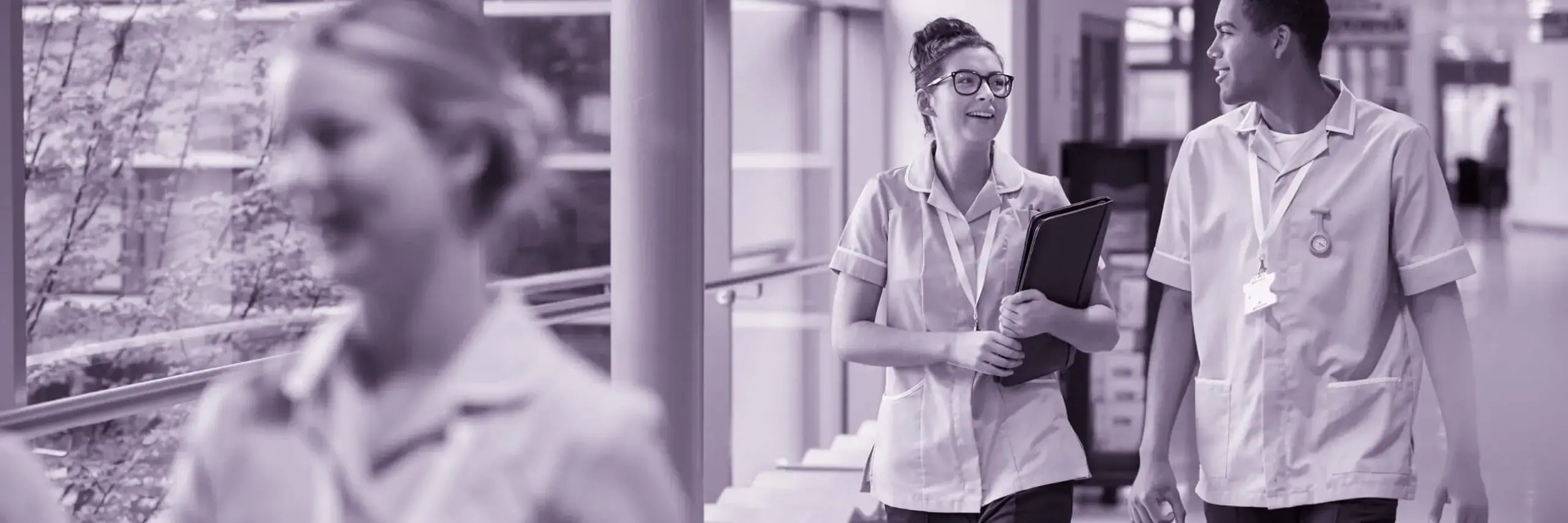 An image showing hospital staff used as a banner image for blogs